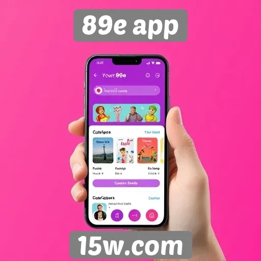 Navegação intuitiva no site 89e app